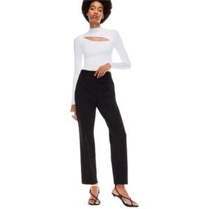Babaton 4 Black Ankle Crop Wrinkle Resistant Proffesional Pants